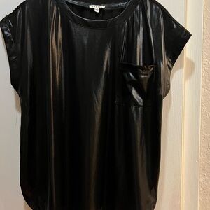 JODIFL Black Shiny Women's Top